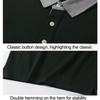 Spring Men Polo Shirt Casual Cotton Male Polo Shirts Long Sleeve Polo Shirt Tees Oversized