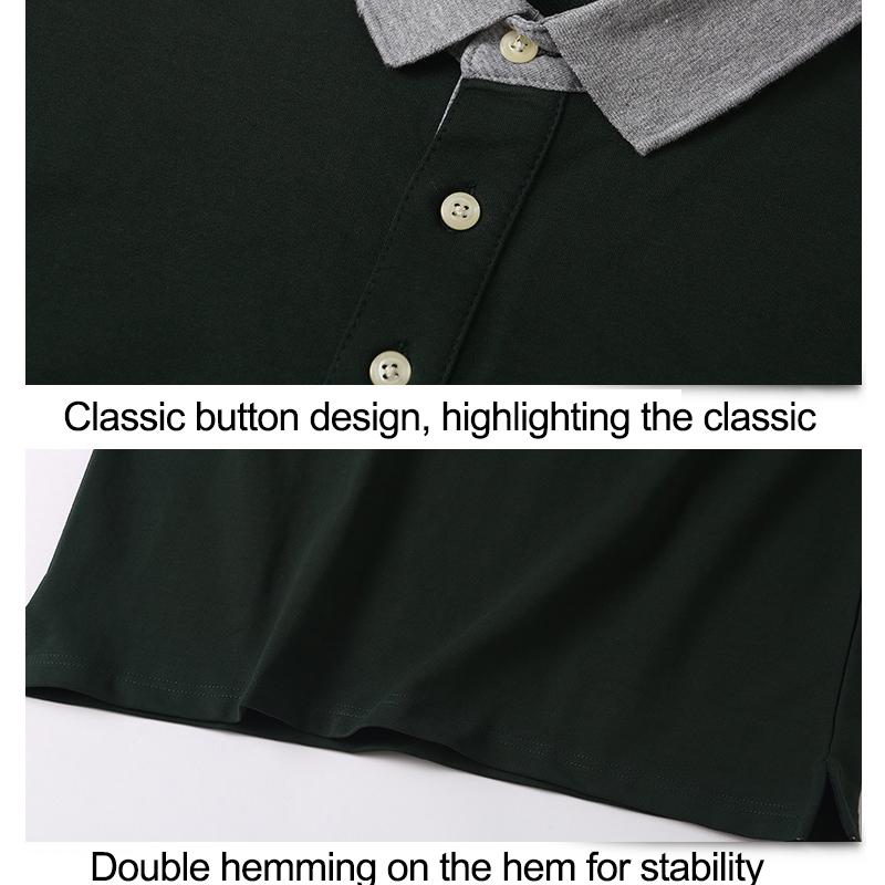 Spring Men Polo Shirt Casual Cotton Male Polo Shirts Long Sleeve Polo Shirt Tees Oversized