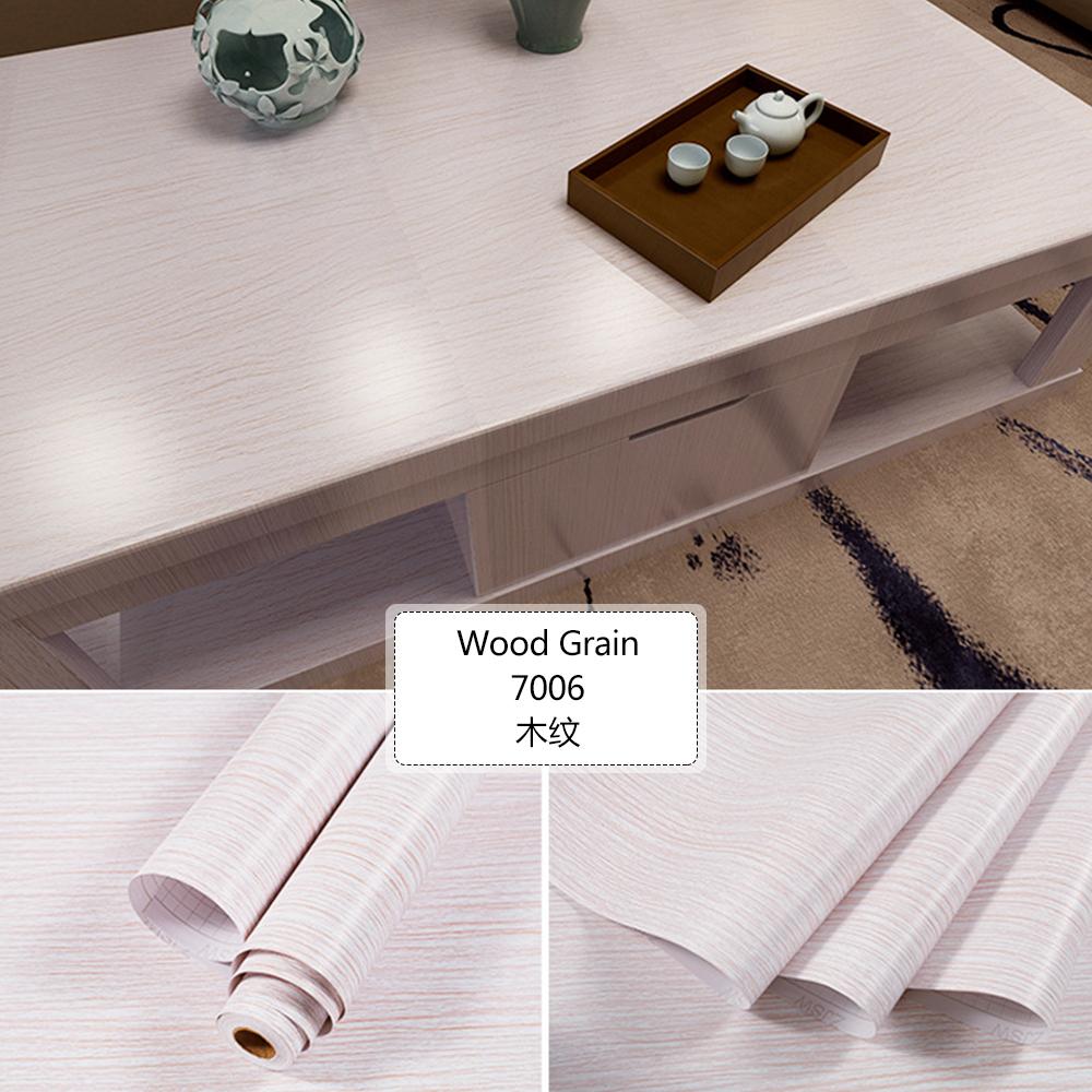 Thickened Wood Grain Self Adhesive Wallpaper Waterproof Wardrobe Tabletop Furniture Refurbished Adhesive Wallpapers 3D
