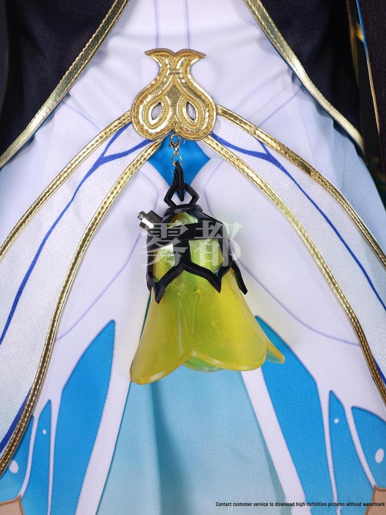 Wudu Liuying Genshin Impact Glühwürmchen Cosplay Kostüm - Vollständiges Set Zweidimensionales Anime-Spiel Outfit