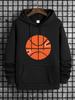 Basketball Print Hoodie
