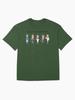 British Open Best of British tennis players - Cam Norrie, Emma Raducanu, Andy Murray, Johanna Konta, Dan Evans caricatures Oversized Unisex T-Shirt