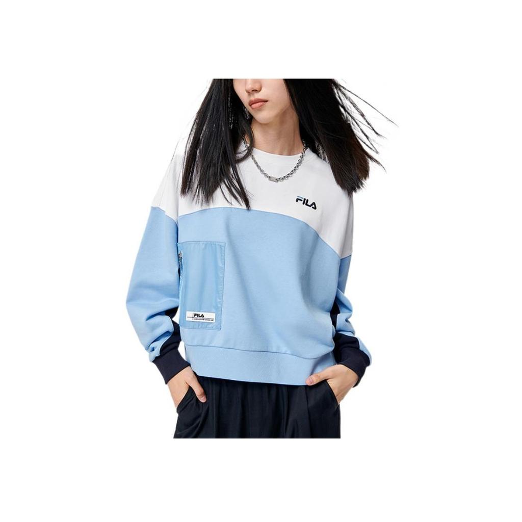 New FILA Sweatshirts Women's Water Pink Blue F11W149210FLB