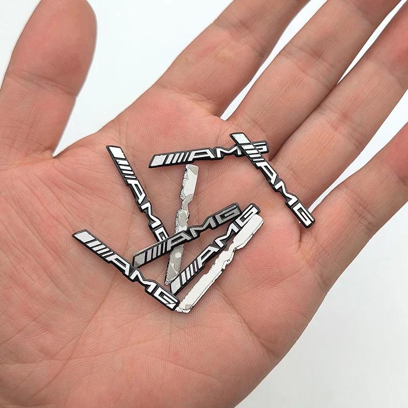 Metall Bil Lyd Styling Klistremerke Dekorasjon Auto Emblem Dekaler For Mercedes Benz Amg W205 W211 W204 W212 W176 W221 W169 W177
