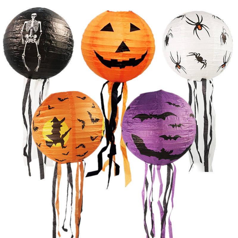 Halloween Pumpkin Lantern Decoration for Malls and Hotels - Ghost Festival Props and Lampshades