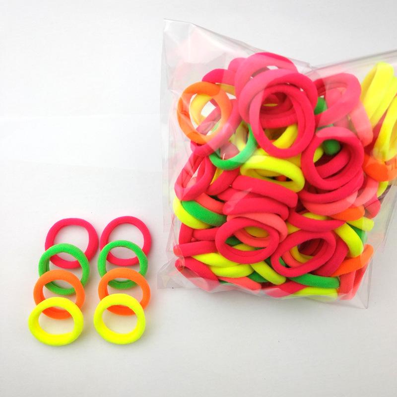 Women's Black Elastic Hair Tie - Korean Style Leather Headband