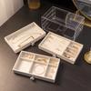 Jewelry Organizer Box With Dividers For Makeup And Accessories Storage For Home Office Use