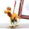 Adorable Plush Camel Toy Bell Ornament Souvenir Cute Stuffed Animal Keychain