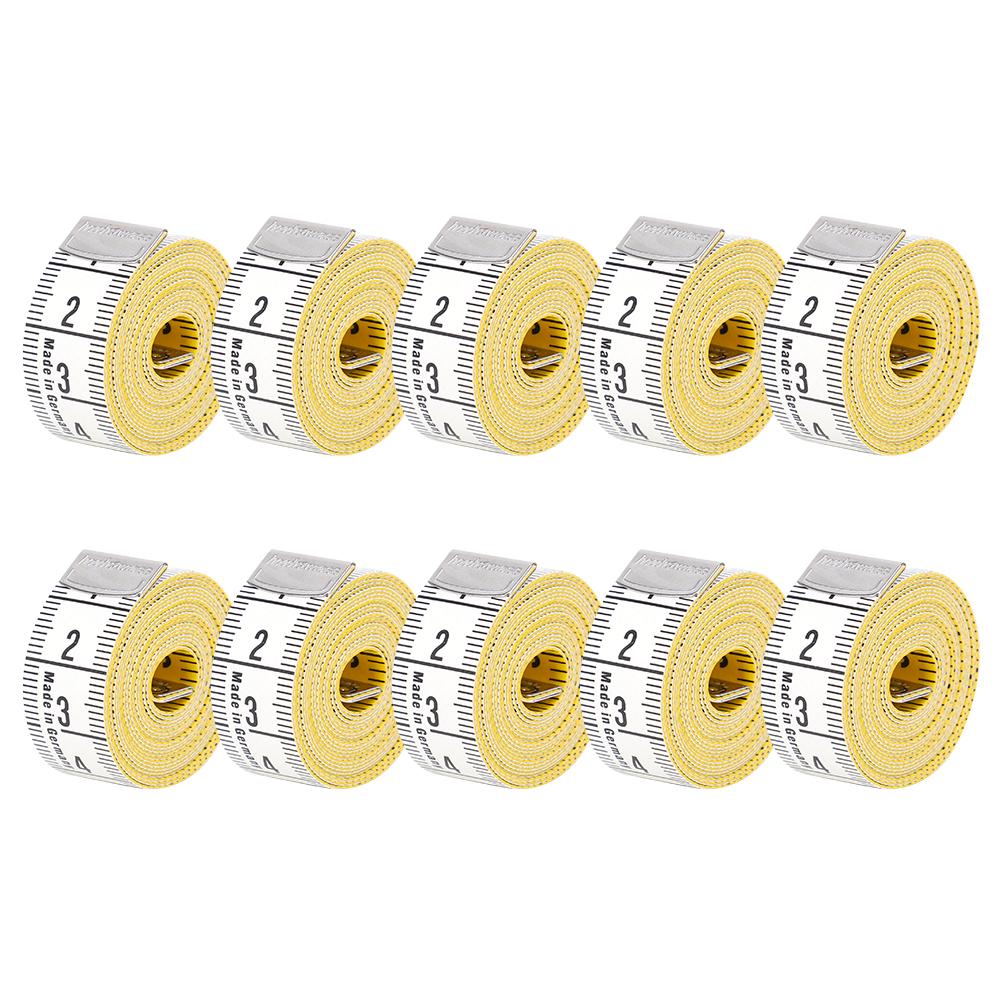 10 Pcs Tape Measure PU Material Soft Measuring Ruler 150cm 60in for Multiple Purposes