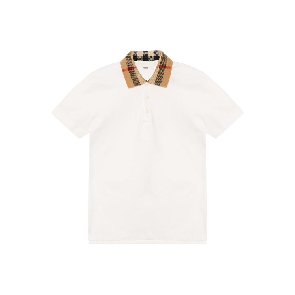 Burberry SS23 Polo Shirt Men's White 80716211
