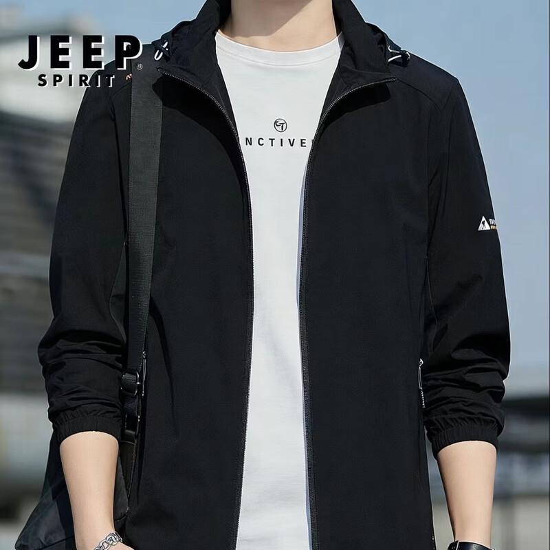 JEEP SPIRIT Men's Hooded Sun Protection Jacket