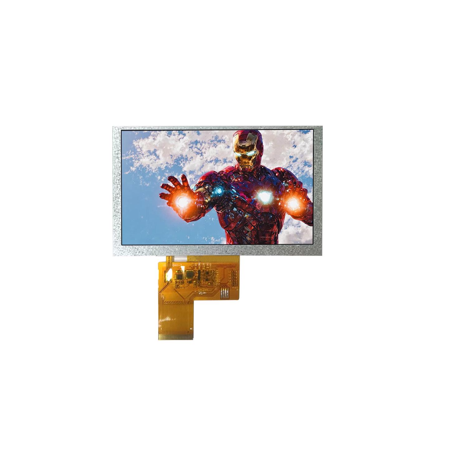 5-дюймовый TFT IPS HD LCD эхолот с емкостным резистивным сенсорным экраном и RGB-подсветкой 800*480