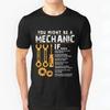 Lustige Mechaniker Geschenke Rife Young T-Shirts Design Oberteile Shirt Damen Hip Hop T-Shirts Vintage Du bist vielleicht ein Mechaniker Wenn Aufdruck T-Shirt