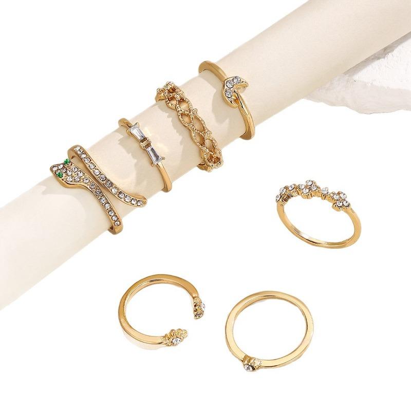 Jewelry Women's Tide Adjustable Opening Alloy Ring Niche Design Fashion Personality Light Luxury Cold Wind