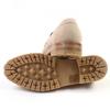 HERMES Loafers, Moccasins, Faubourg H logo Metal beige Suede leather Women 35 Used