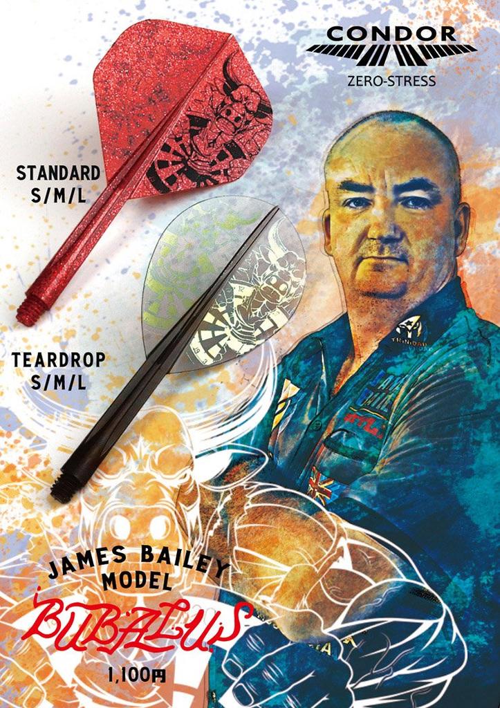 CONDOR Bubalus James Bailey Model teardrop L clear black