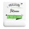 Mousepad - PLANETEE - Best Time Woman Pattern - 22 X 18 Cm - Polyester/Rubber - Non-slip Surface