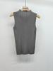 Mint Green Sleeveless Pleated Vest - Slimming and Versatile Women's Summer Top
