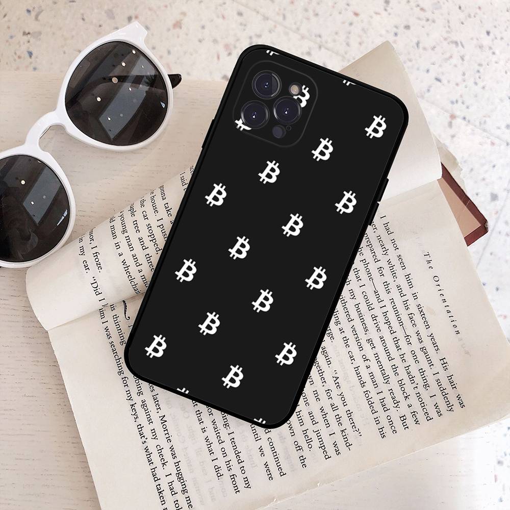 Luxury Bitcoin Phone Case For IPhone 16 15 8 7 6 6S Plus X SE XR XS 14 11 12 13 Mini Pro Max Mobile Case