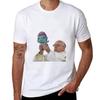Papa Bibble Tshirt Art Pattern Printed Casual Top Tshirt