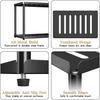 2 Tier Bathroom Counter Organizer, Rectangular Vanity Organizer Shelf, Skincare and Makeup Countertop Storage Rack for Kitchen, Bathroom, Bedroom,