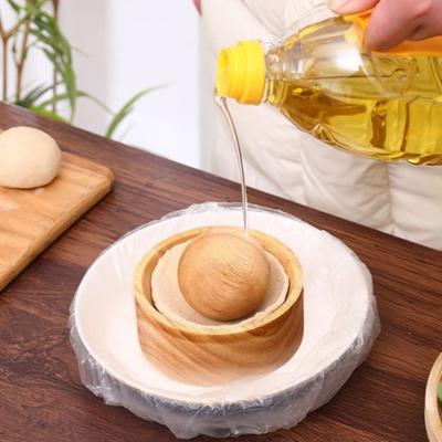 Dřevěný výrobník knedlíků Kulatá ruční lisovací forma pro pro DIY obaly na wontony Víceúčelový nástroj na knedlíky pro domácí kuchyni
