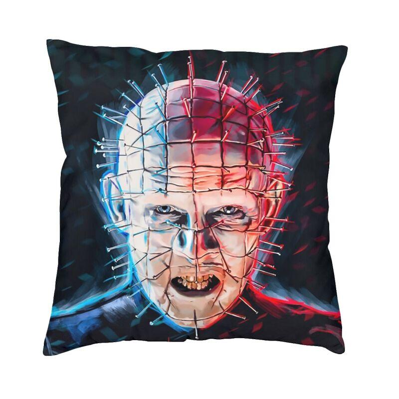Hellraiser Pinhead Halloween Horror Movie Cushion Covers xcm Polyester Pillow Case for Sofa Square Pillowcase Decoration