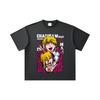 260 GSM Double Yarn 32 Count 100% Cotton Chainsaw Man V39 Denji Power Print Unisex Heavy Cotton T Shirt