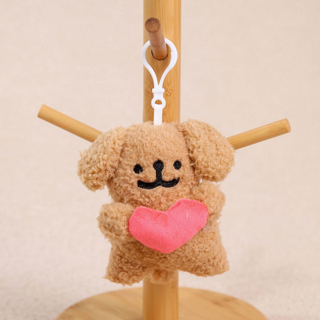 Cute lines puppy doll pendant keychain little doll birthday gift girl bag pendant doll