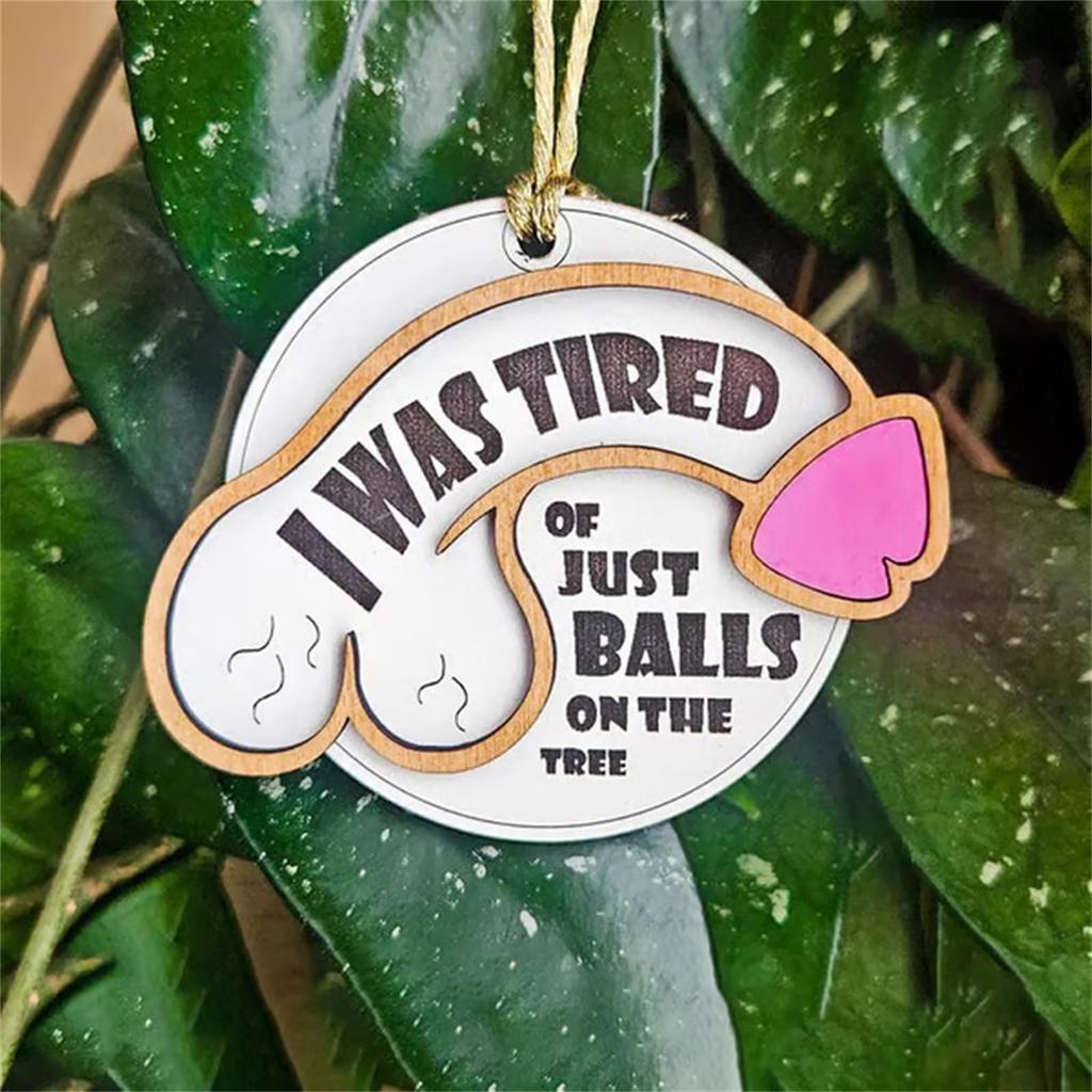 Christmas Decoration Wooden Pendants, Scene Layout Christmas Tree Decoration Pendants, Christmas Supplies Wooden Gifts