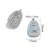 2 Pcs 304 Stainless Steel Charms Enamel Lotus Flowers Starfish Birds Sun Pendants For Diy Necklace Bracelet Jewelry Making
