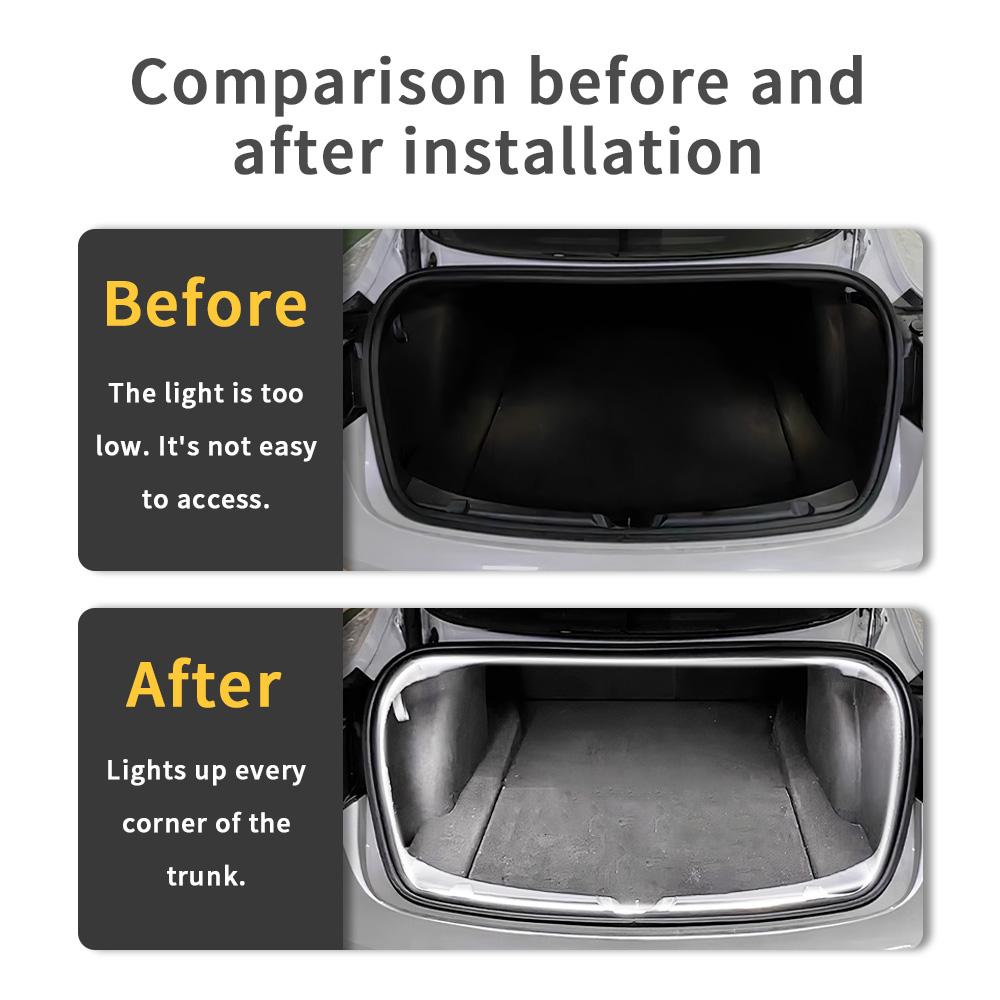 For Changan UNI-T/UNI-K Flexible LED Lighting Bar Flowing Glow Ornament Auto Trunk Interior Accessories