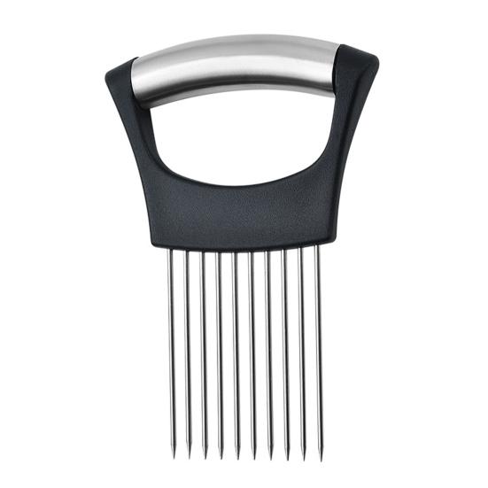 Helpful Onion Holder Good Toughness Comfortable Grip Convenient Durable Guide Slicing Cutter Cooking