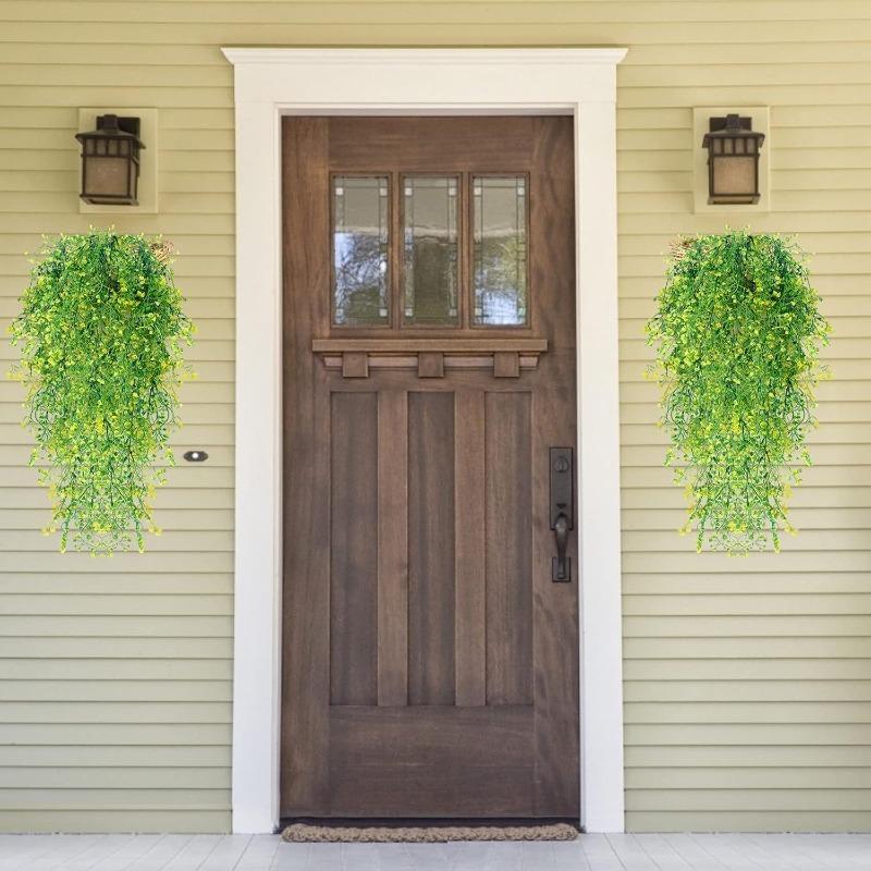 1Pcs Lvy Green Plants Artificial Leaf Stems Fake Plant For Garden Home Decoration Wedding Decor Desktop Prop DIY Flower Bouquet