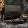 Vintage Crazy Horse Leather Men's Briefcases Laptop Bag Office Bags for Men Cover Messenger Bags Men's Leather Bag Computer Bags