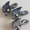 1pc Korean Version Geometric Pearl Clip, Large and Simple Hair Clip, New Gentle Hair Clip, Shark Clip, Hair Clip, Hair Grab