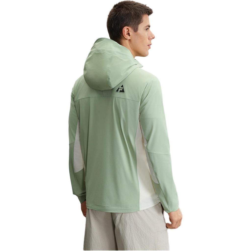 New FILA Jacket Men's Light Sea Foam Green L G A11M527715F-LG