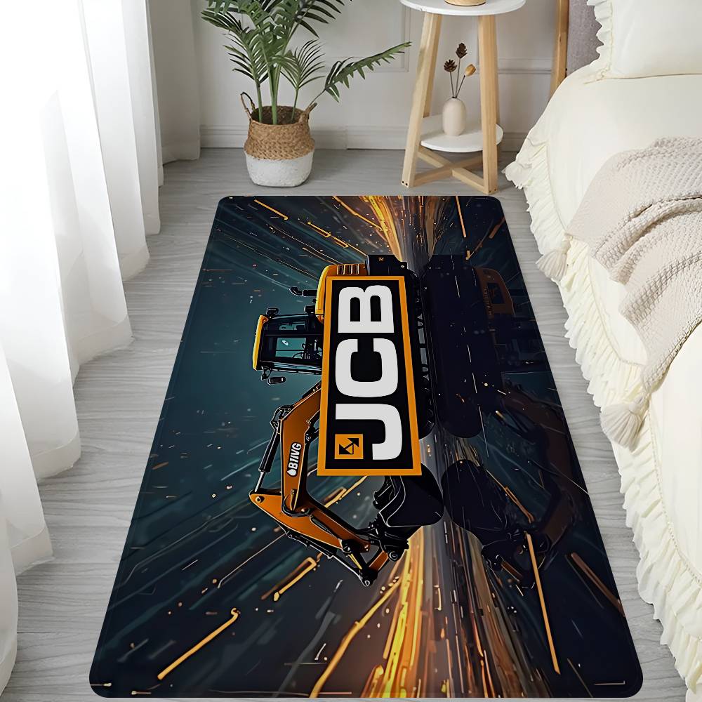 J-JCBS LOGO Hallway Carpet Non-Slip Laundry Room Mat Laundry Decor Balcony Child Living Room Toilet Rug