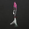Zinc Alloy Rotating Feather Hook Sequin Lifelike Artificial Bait Fishing Lure Swimbait Accessory