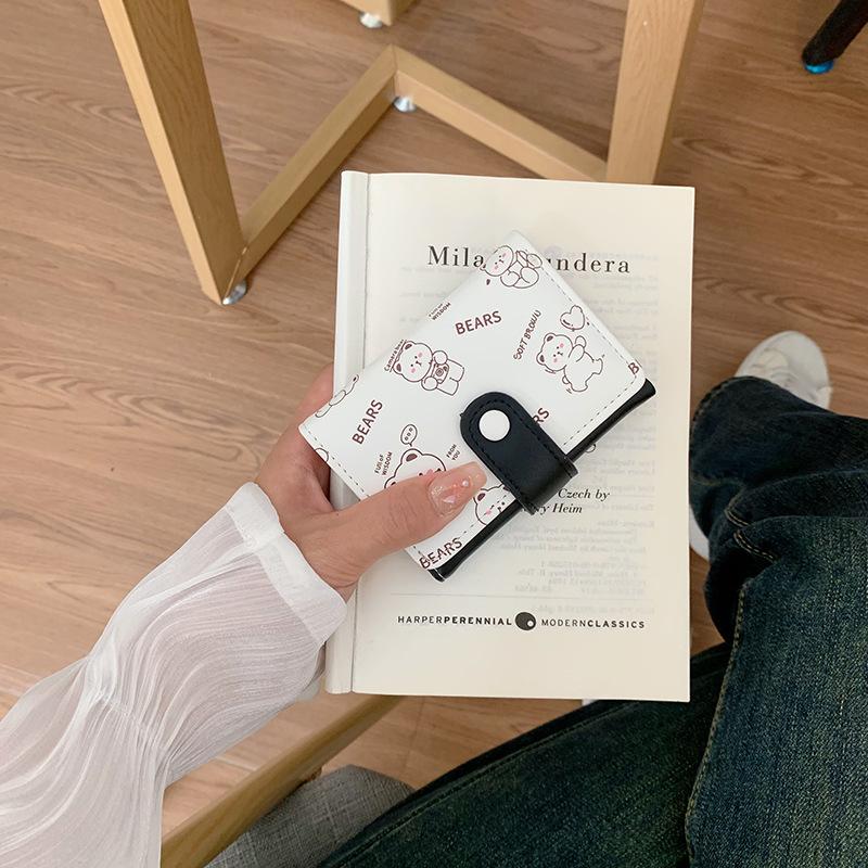 Women's Wallet Girls Wallet Short Cartoon Cute Multi-card Change Bag Wallet Wallet