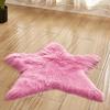 Machine Washable Modern Faux Fur Rug - Dirt-Resistant Living Room/Bedroom Mat