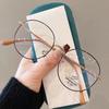Classic Blue Light Blocking Women Glasses Frame Fashion Round Metal Reading Eyewear Optical Prescription Presbyopia Eyeglasses