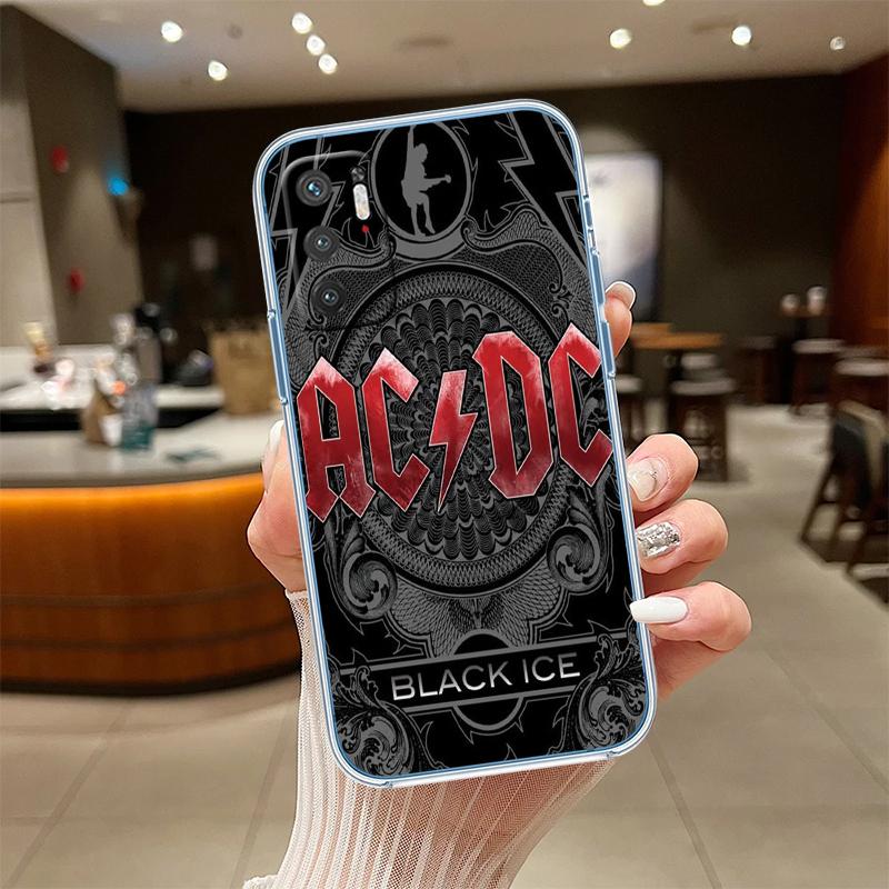 RE1 A-acdc Transparent Phone Case for LG K22 K30 K40 K40S K41 K42 K50 K50S K51 K51S K52 K61 K62 K71 K92 Q60 Q61 V40 V50 V60