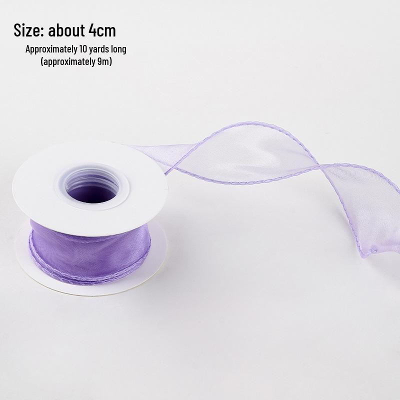 Elegant Fishtail Silk Ribbon for Cake and Bouquet Decoration