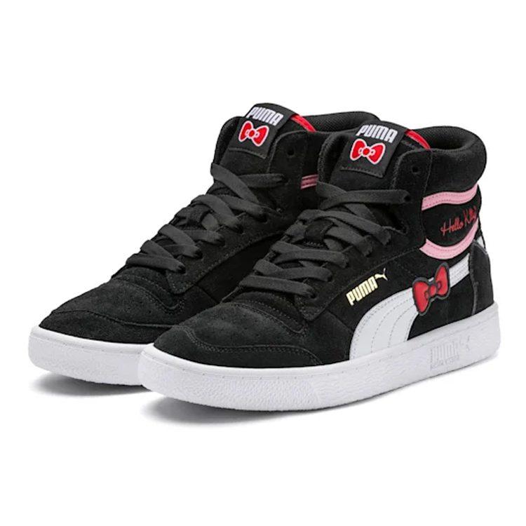 PUMA Hello Kitty X Ralph Sampson Mid 'Black' Women's 372733-01