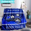 Custom Name Blanket Orlando Basketball Blanket Bedding Blanket for Travel, Camping, Living Rooms, Offices, Sofas, Fan Christmas Gift