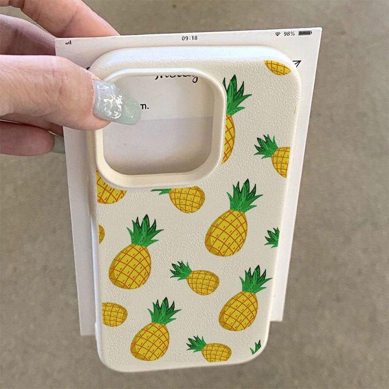 Pineapple Pattern Phone Case for Samsung Galaxy A55 A35 A25 A15 5G A24 A23 A32 A52 A71 A72 A51 4G Soft Cover