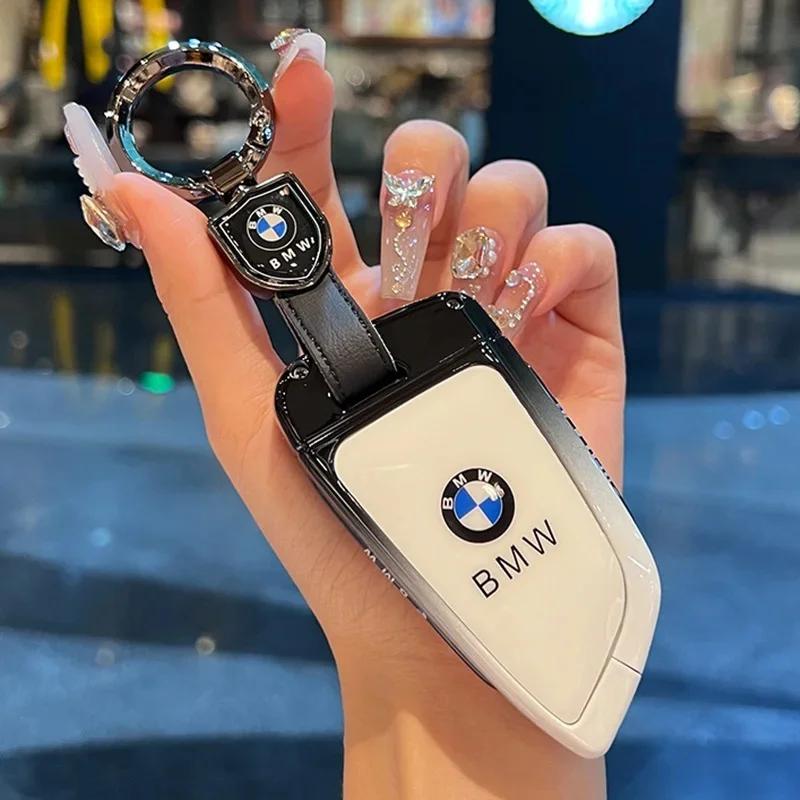 BMW X3 Key Cover Old Style Male Female Blade Shape Shell for 5 Series 3 Series X1 X2 1 Series Car Key Holder Bag