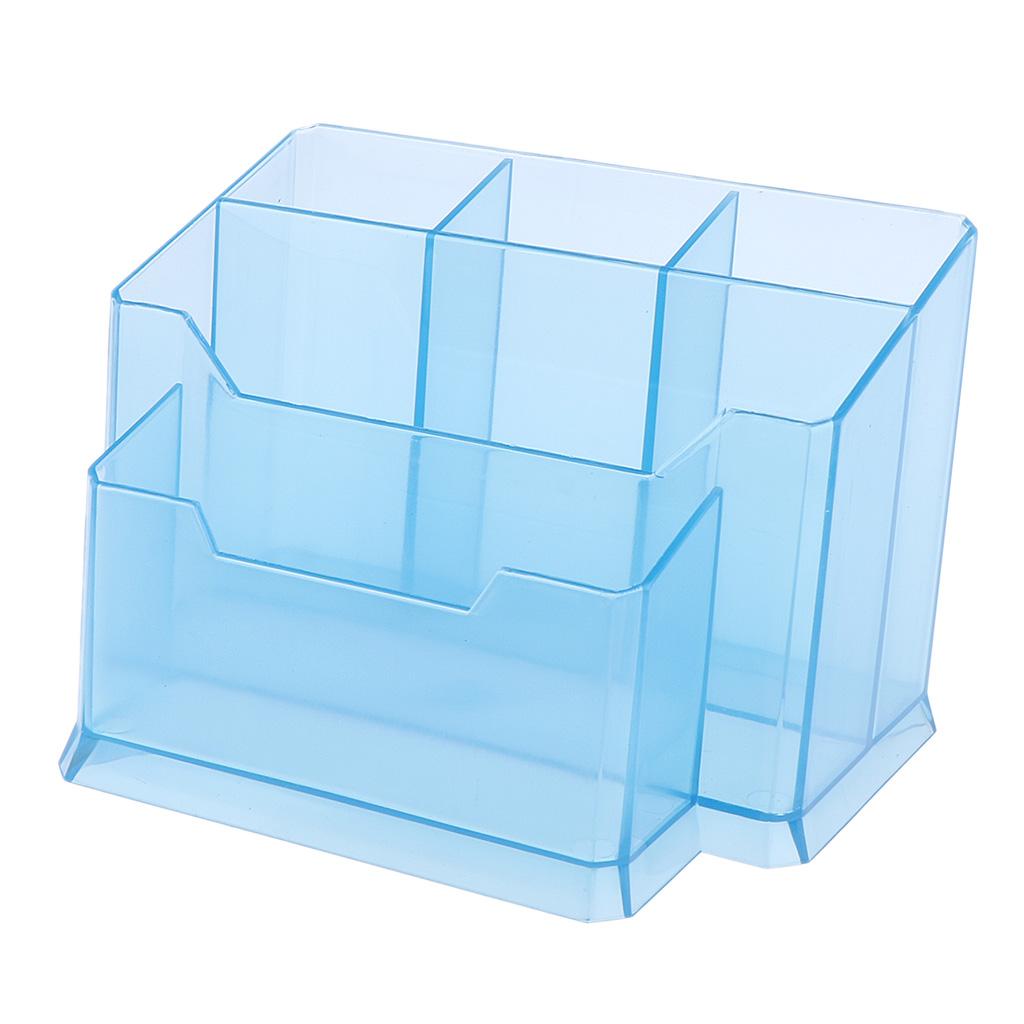 Acrylic Nail Tool Organizer Clear Makeup Storage Box Multifunctional Cosmetic Holder for Vanity Table