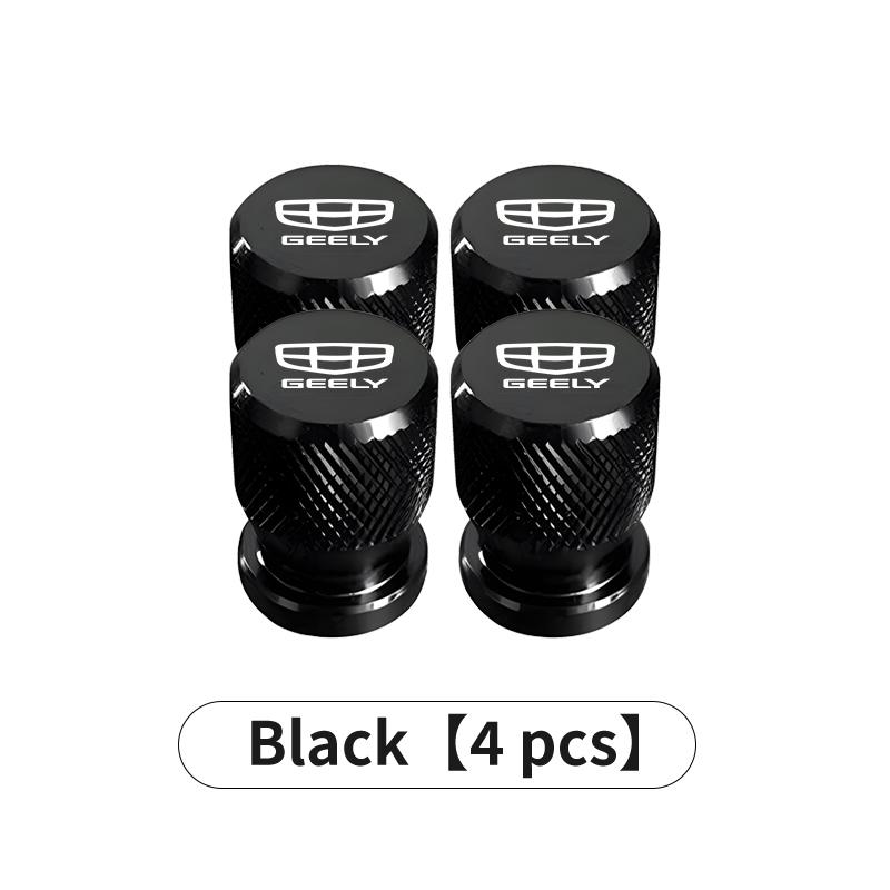 

Car Wheel Tire Valve Cap Stem Air Cover Motorbike Accessories For Geely Atlas pro Tugella Emgrand ec7 Coolray Geometry c gc9